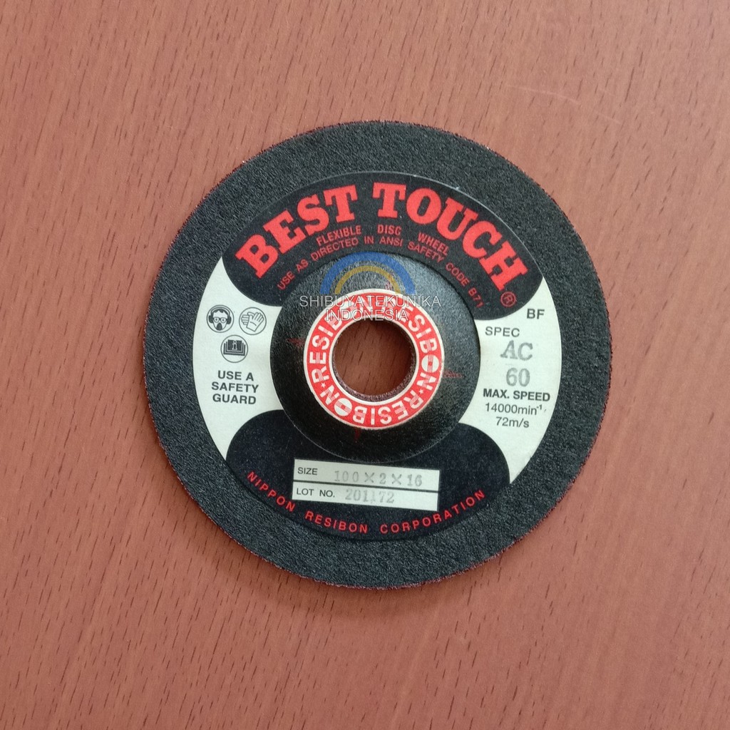 Mata gerinda fleksibel BEST TOUCH / Flexible wheel Nippon Resibon 4 inch