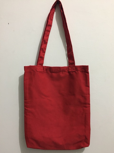 maroon tote bag