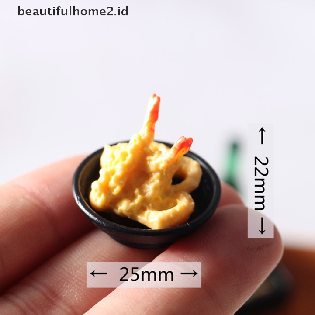 (beautifulhome2.id) Miniatur Sushi Jepang Skala 1 / 6 Untuk Aksesoris Dapur Rumah Boneka