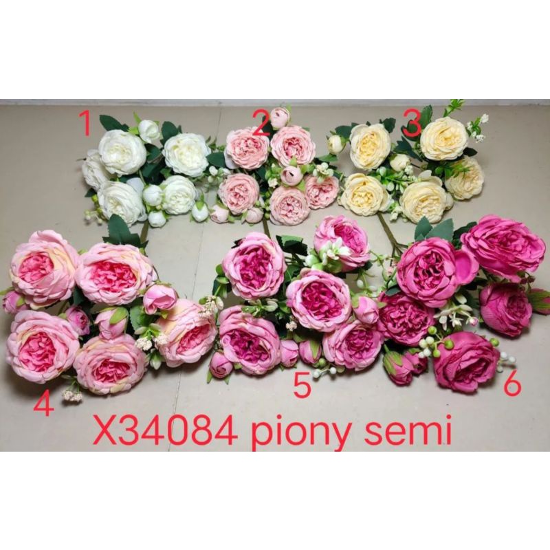 Persian Rose Artificial Bunga Mawar/1Lusin
