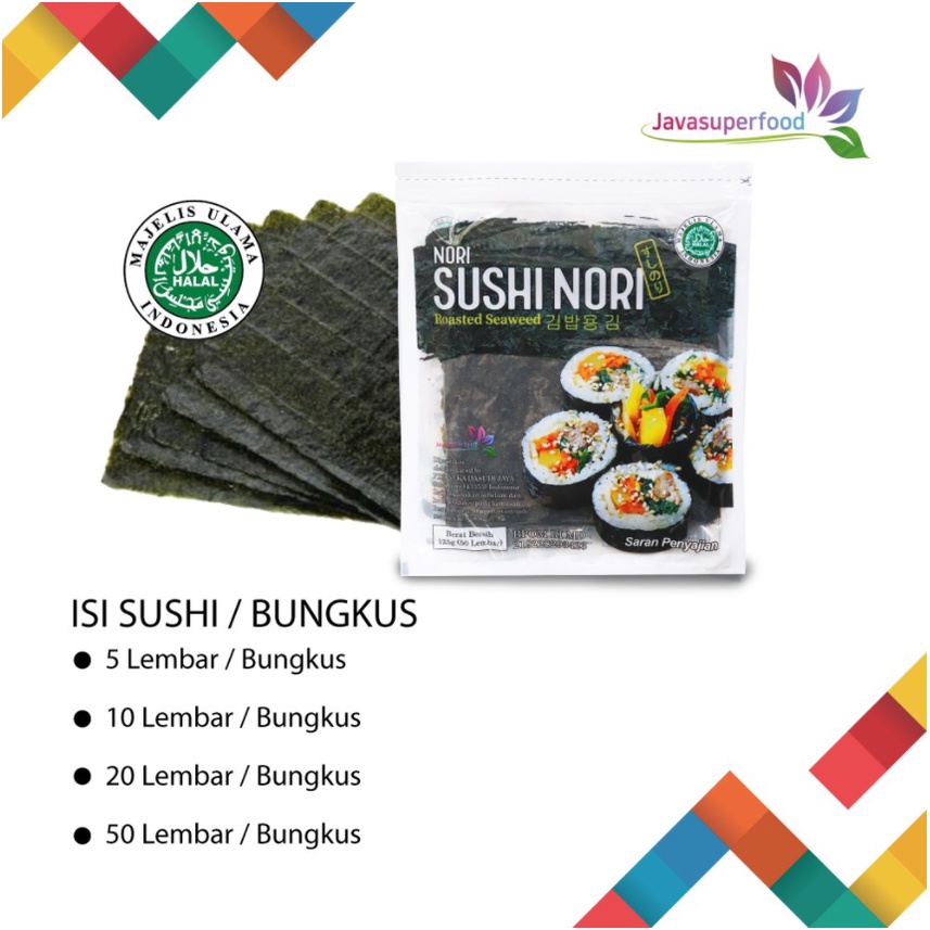 Sushi Nori HALAL Seaweed Rumput Laut Sushi Untuk Kimbab/ Gimbab