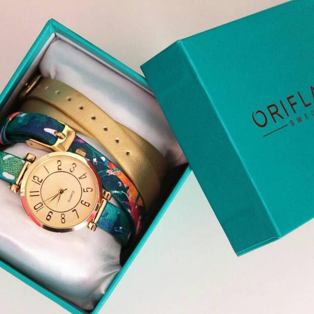 Jam tangan oriflame Aruba Changeable Watch