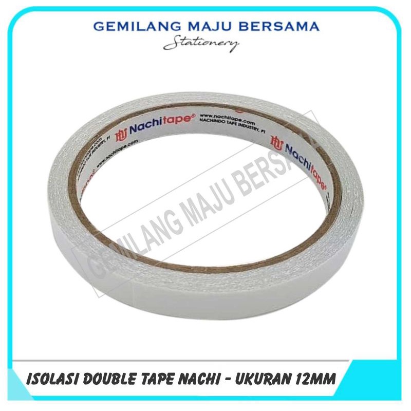 

Isolasi Double Tape Nachi 1/2" (12mm) x 10y