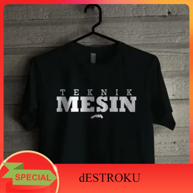 dESTROKU Kaos pria teknik mesin / kaos baju pria murah / kaos teknisi kaos stm