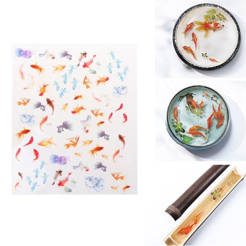 Moonlight&quot; 3D Goldfish Clear Film Resin DIY Fillers Water-Like Painting Jewelry Making Tool