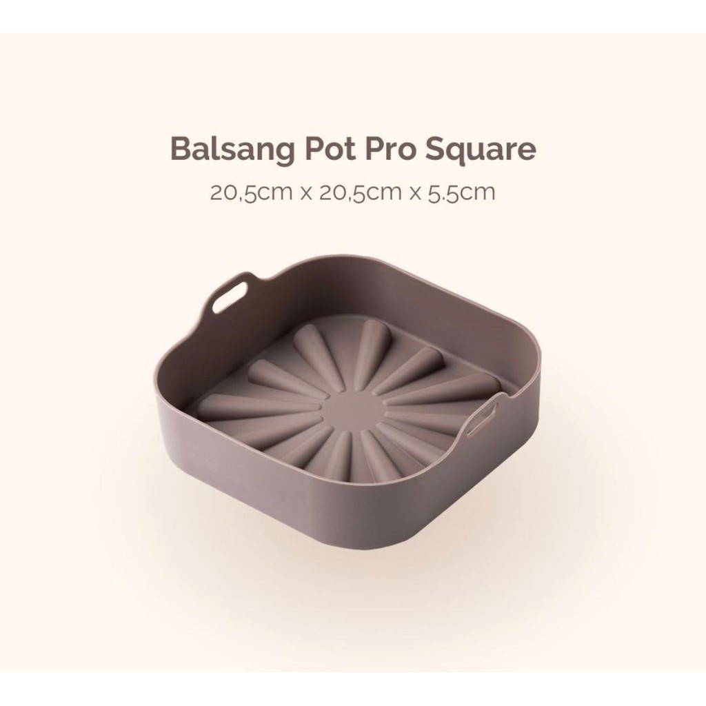 Balsang Pot Silicone Pro SQUARE