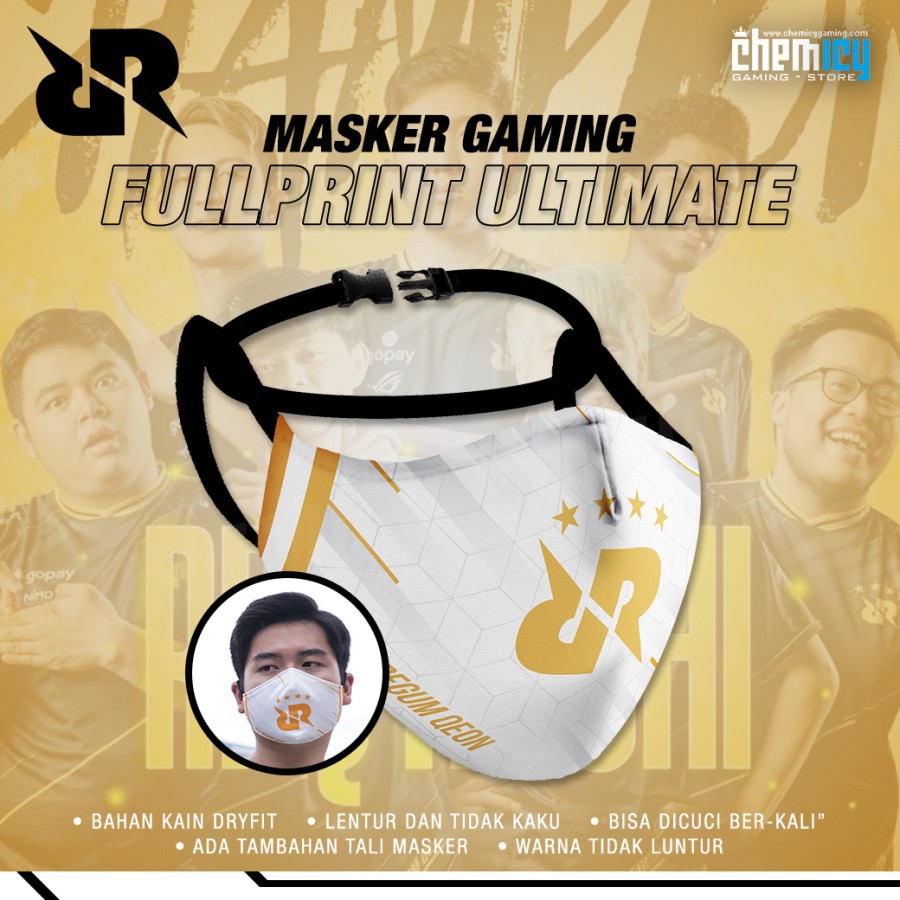 Masker Gaming Fullprint Ultimate RRQ