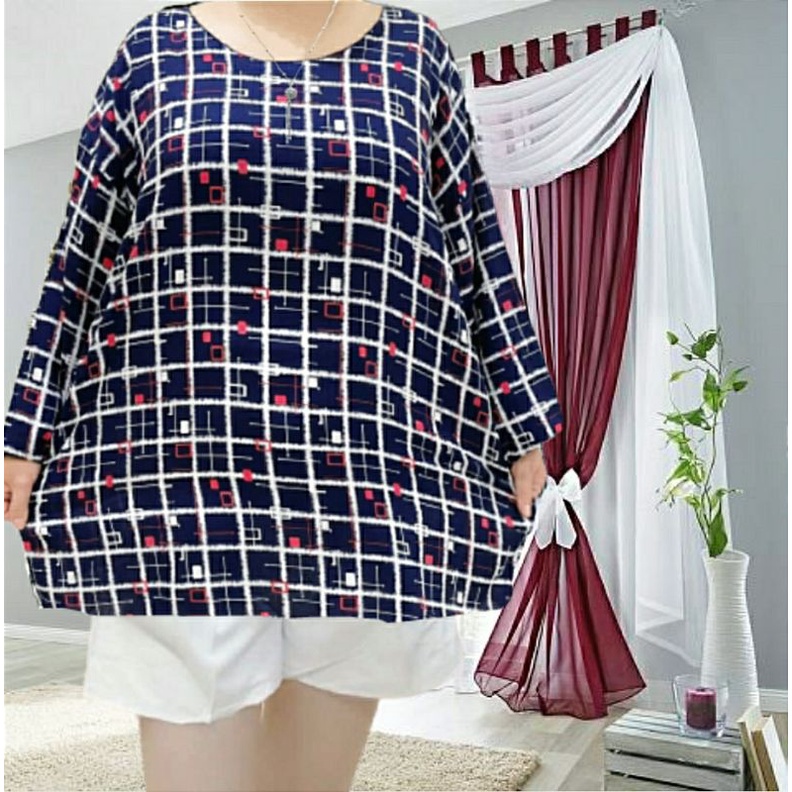 baju jumbo wanita atasan jumbo wanita bahan rayon super quality lembut dan adem