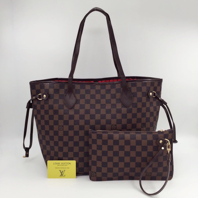 Bag LV Neverfull PM Damier Ebene Canvas Women Handbags | LOUIS VUITTON