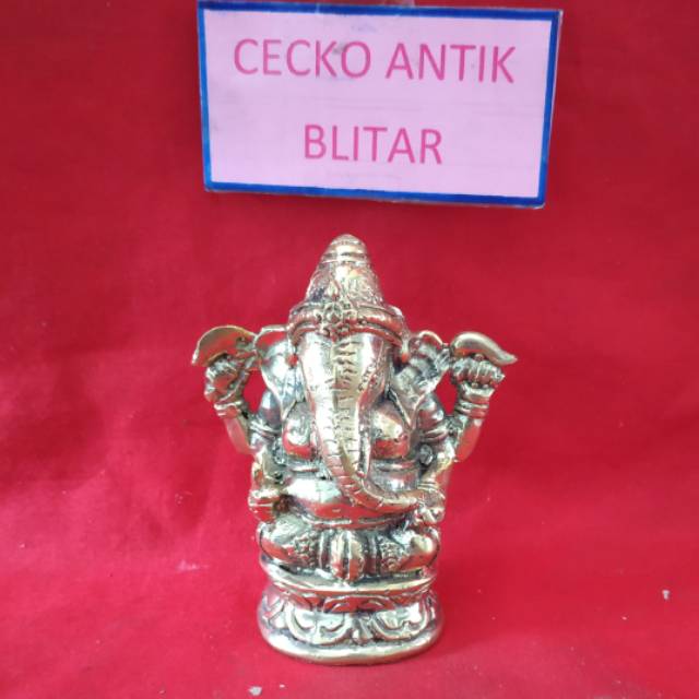 Jual Patung Ganesha Mini Bahan Kuningan Shopee Indonesia