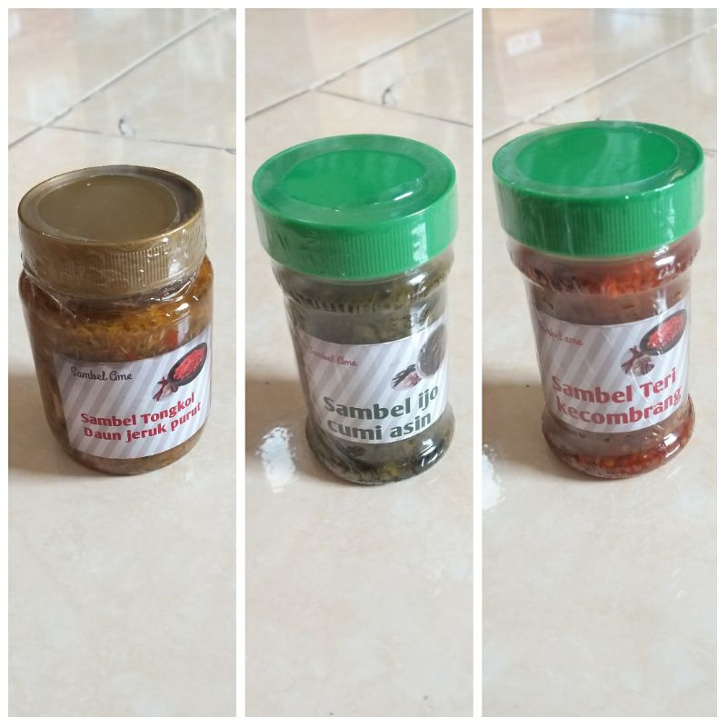 

Sambal Ame 3 Varian Rasa (Homemade)