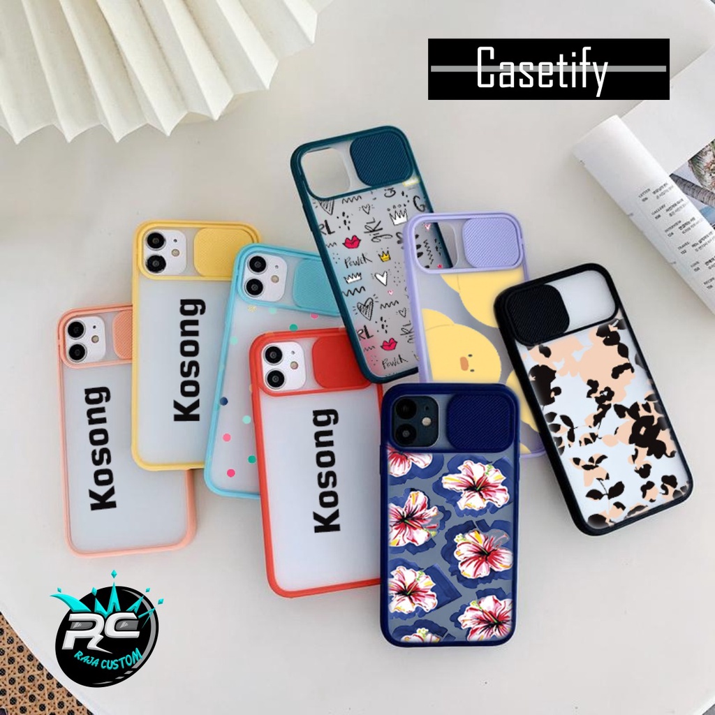 Softcase slide kamera CASETIFY oppo vivo samsung xiaomi realme iphone all type RJ6030