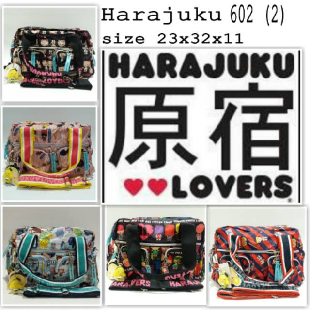 Tas Harajuku lovers slempang 2 in 1 601