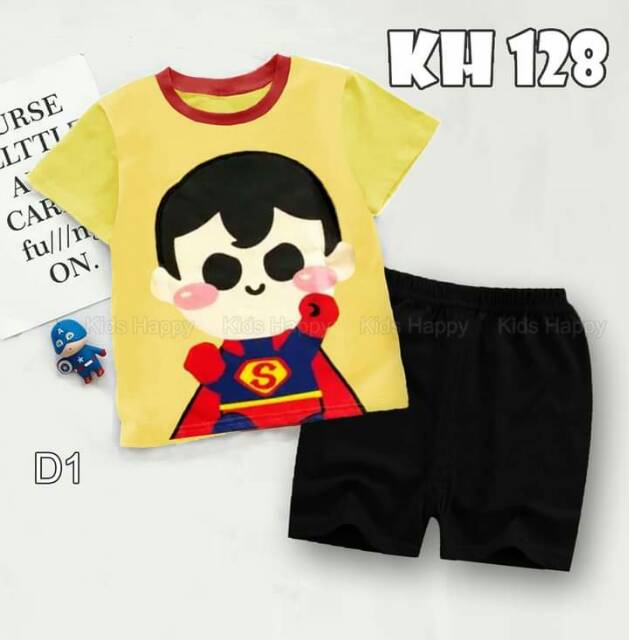 KH128 BAJU ANAK Captain Amerika