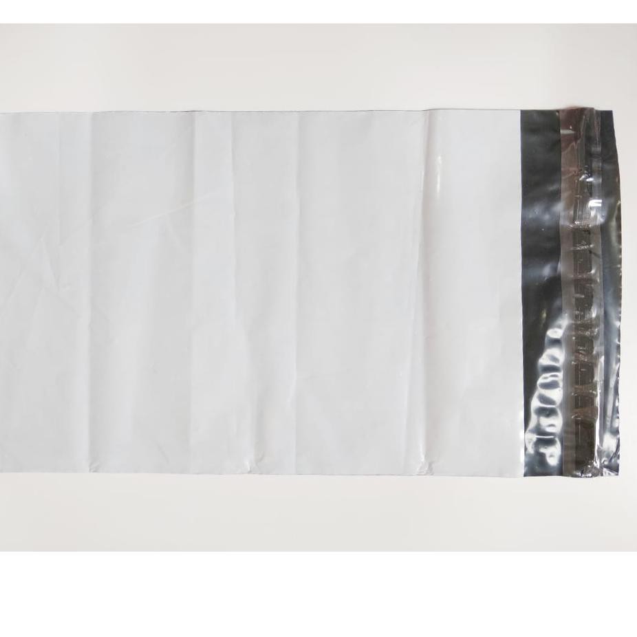 

Terlaris.. POLYMAILER ±100PCS 28x42CM PUTIH PREMIUM GLOSSY PLASTIK POLYMAILER WHITE