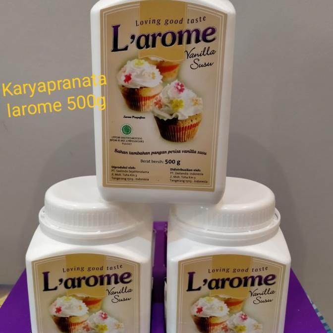 

Promo Awal tahun larome vanilla milk 500g /vanilla susu /Flavour powder Promo Awal tahun