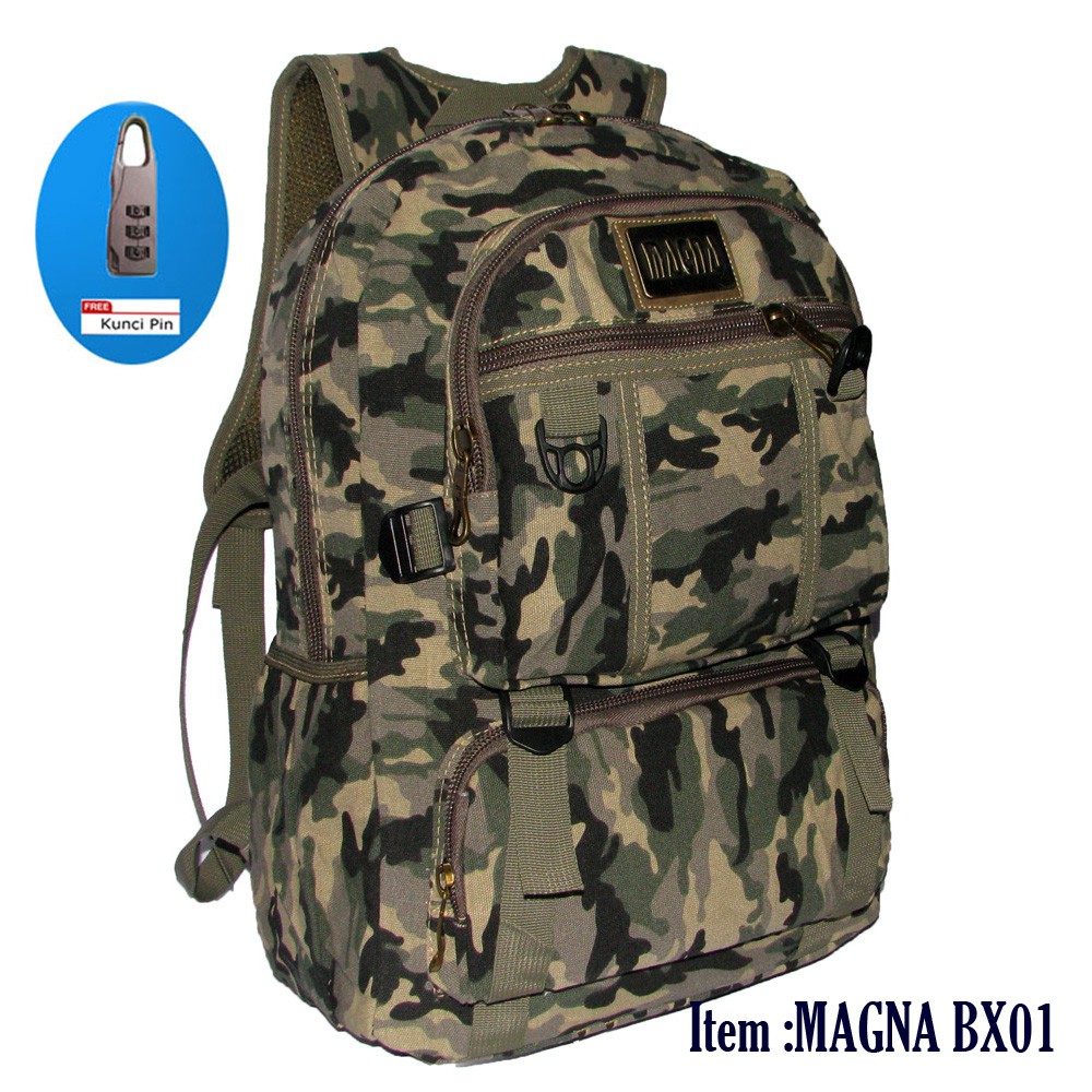 Magna BX01 Backpack Pria Motif  Urban Style