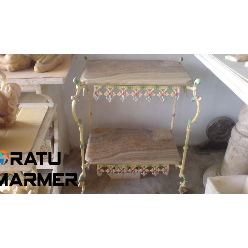 Meja TV Onix Cat Besi AirBras Bunga Tulungagung terlaris