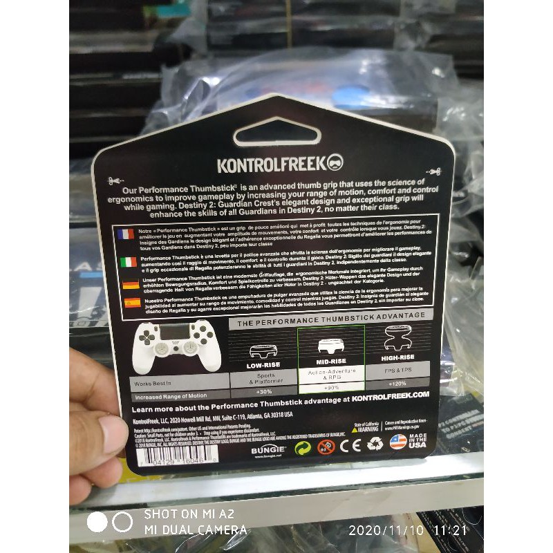 Kontrol Freek Destiny 2 Guardian Crest Original FPS Thumb Grip Analog Stick Stik PS4