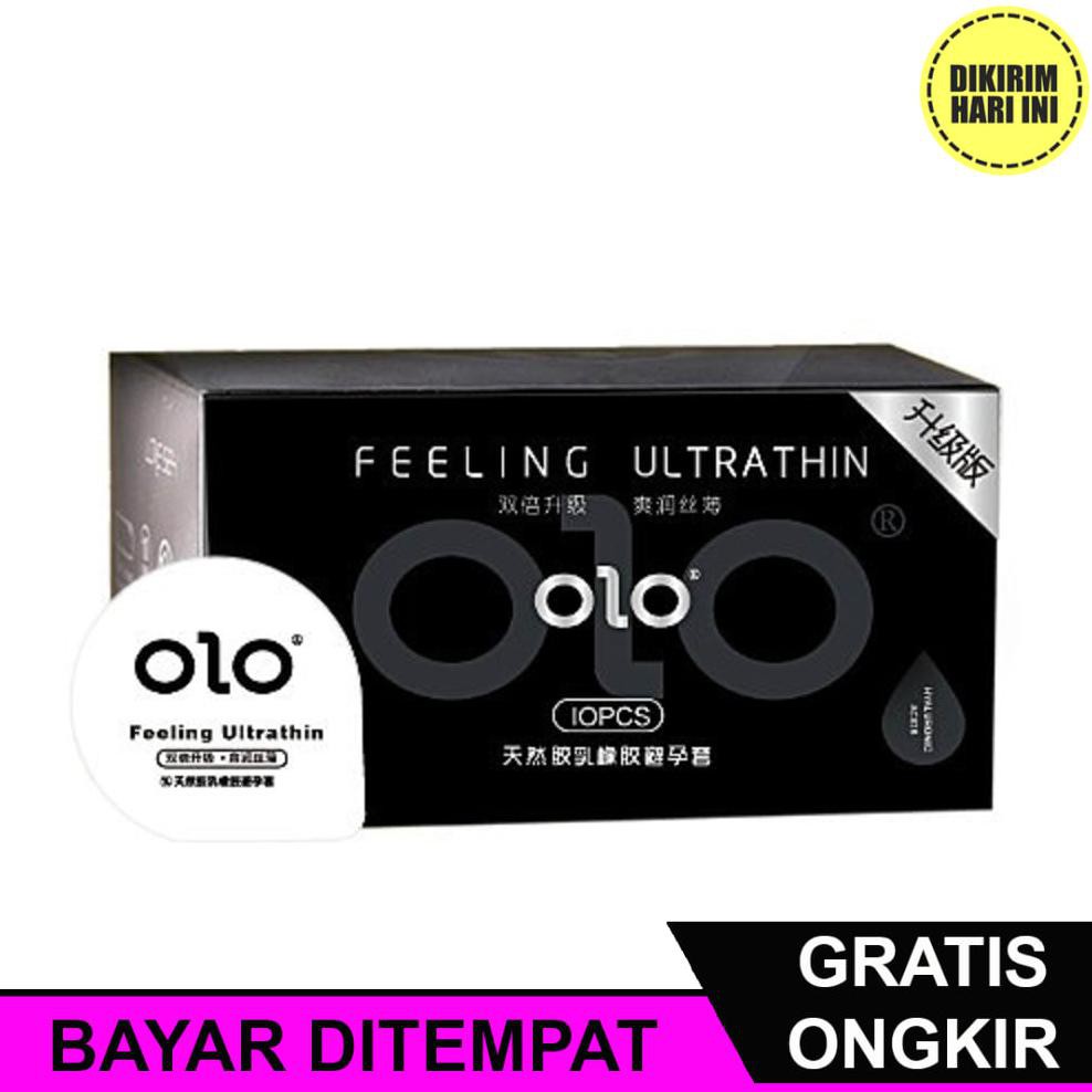 

(BAYAR DITEMPAT) JD5009 OLO FEELING ULTRA THIN 0.01 MM CONDOM 10 PCS