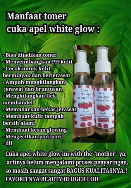 Cek Manfaat Cuka Apel White Glow 