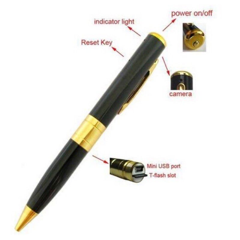 CAMERA PULPEN CCTV + BOX KAMERA PENGINTAI TERSEMBUNYI FULL HD HIDDEN CAM BPR 6 SPY MODEL PULPEN HD-2