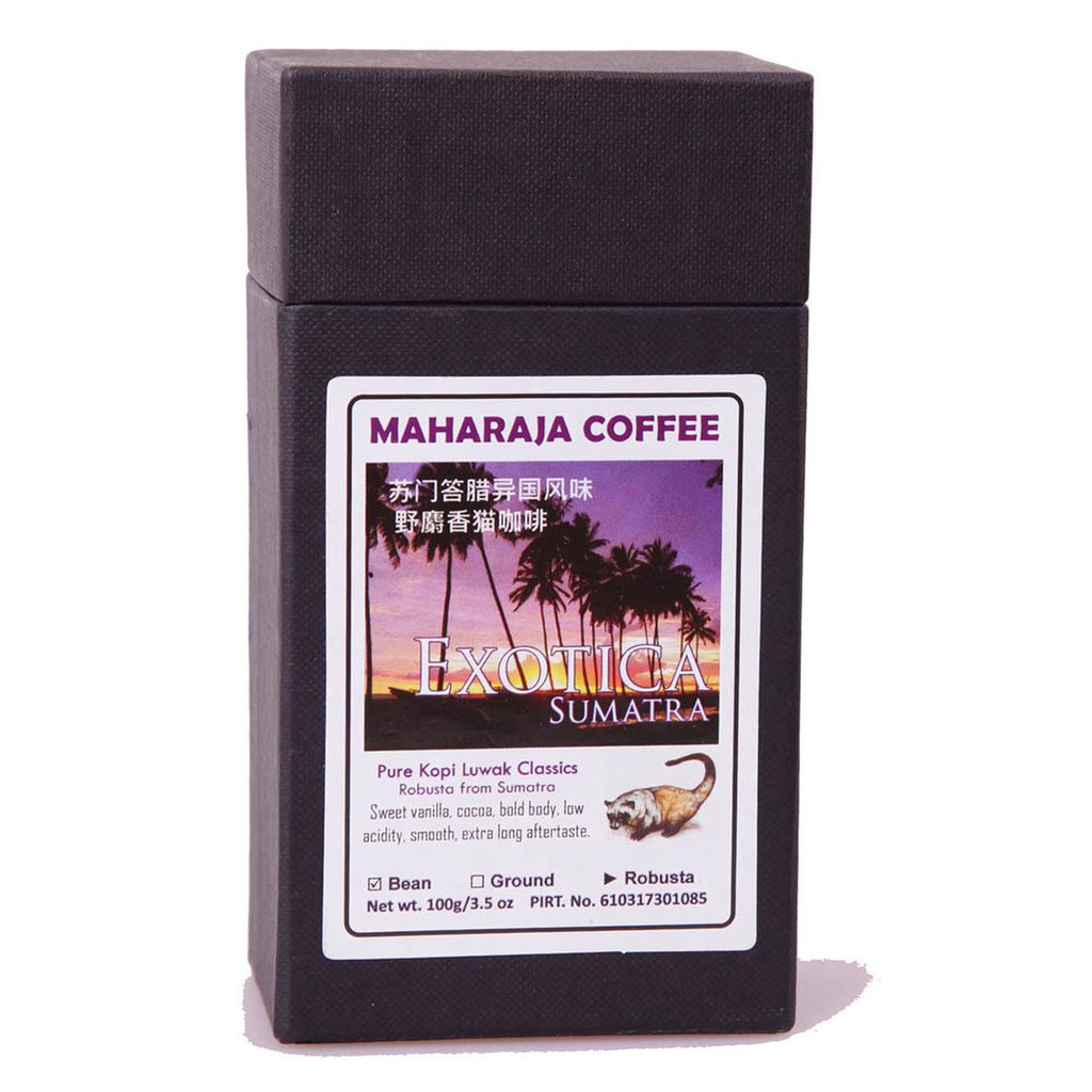 

PROMO Wild Kopi Luwak Exotica Sumatra 100gr Bubuk Robusta Maharaja Coffee