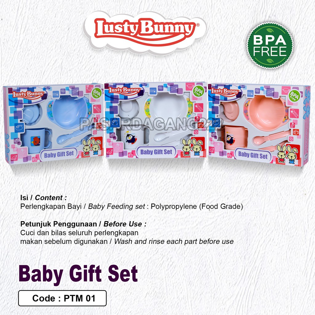 LUSTY BUNNY FEEDING SET LB1404