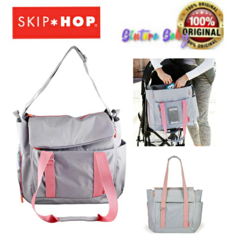 SKIPHOP Diaper Bag Fit All Acces Platinum Coral/ Original Skip hop Baby Bag