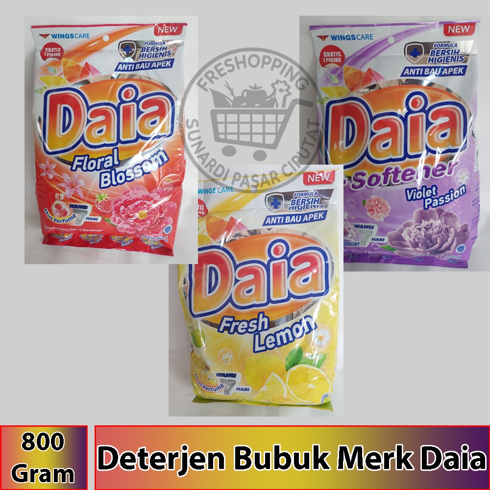 Daia Powder Detergent All varian 800gr