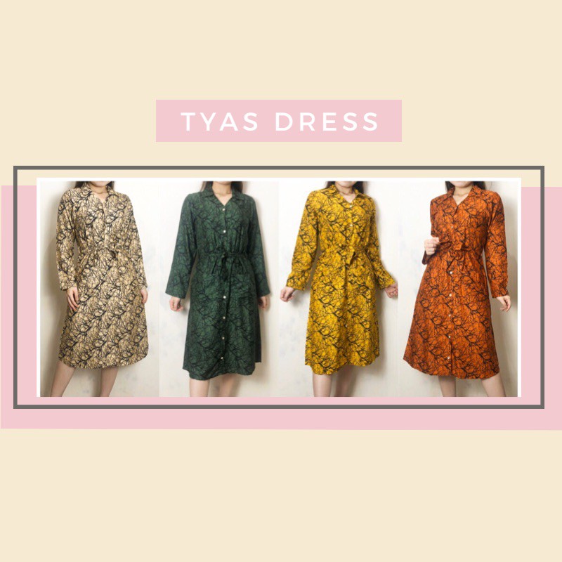 TYAS DRESS - Dress Wanita Terusan Wanita