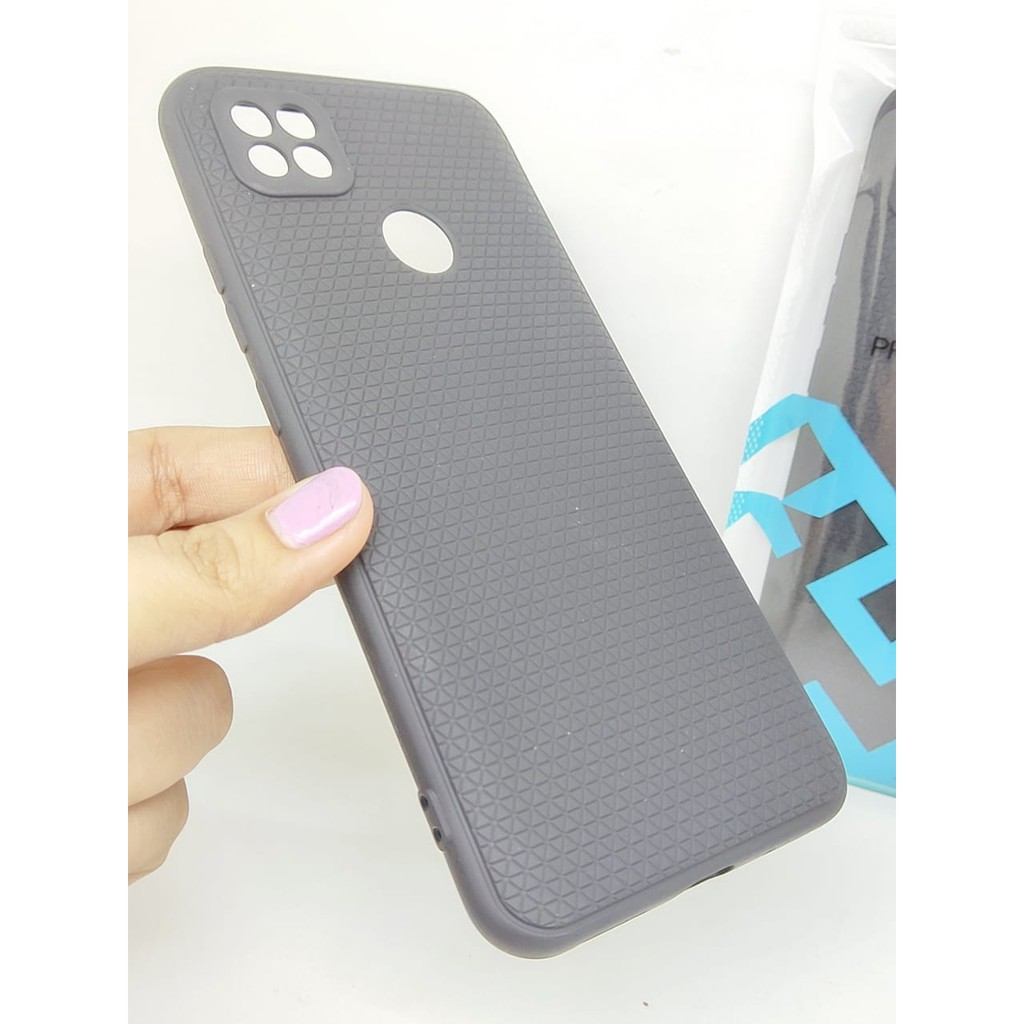 Softcase LUXURY Real Fiber Redmi 9C 6.53 inchi with Pelindung Camera TPU Slim Matte