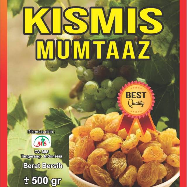 

Kismis Mumtaaz Sehat dan Segar