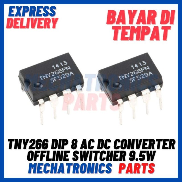 [ICS-9033] TNY266 DIP 8 TNY266PN AC DC CONVERTER OFFLINE SWITCHER 9.5W