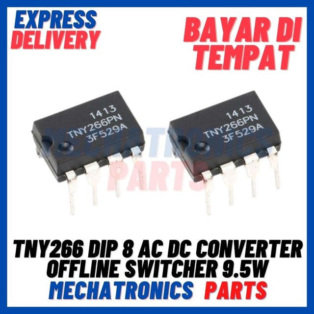 [ICS-9033] TNY266 DIP 8 TNY266PN AC DC CONVERTER OFFLINE SWITCHER 9.5W