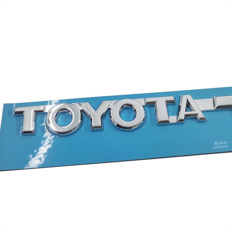 1pc Stiker Emblem / Badge Tulisan TOYOTA TACOMA Bahan ABS Untuk Belakang Mobil