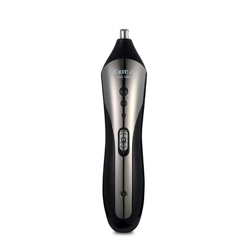 Kemei Alat Cukur 4 in 1 Elektrik Hair Trimmer Shaver Rechargeable Black