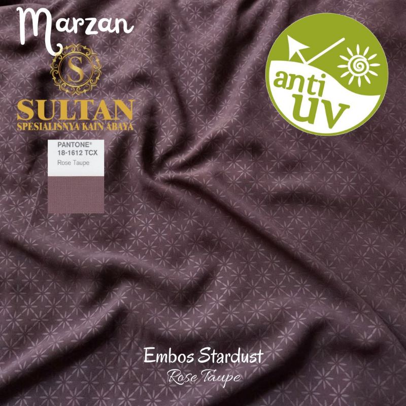 50CM EMBOS STARDUST MAZEN ROSE TAUPE KAIN SULTAN (MEREK LAMA: MARZAN)