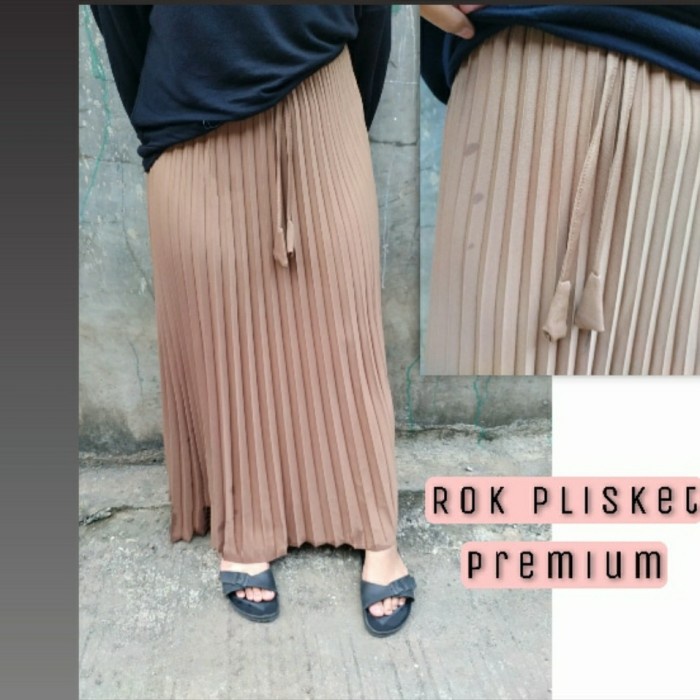 Rok Plisket Panjang/Rok Plisket Premium /Bawahan Rok