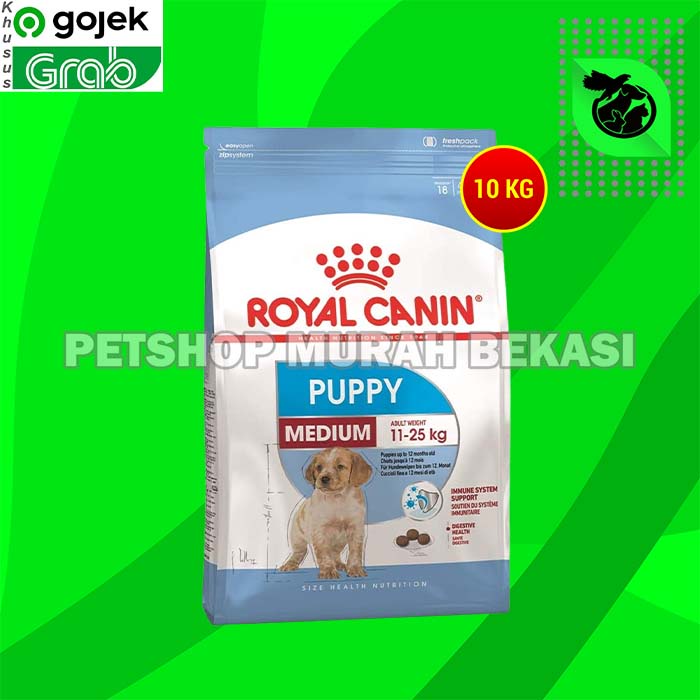 [GOSEND] Makanan Anjing Royal Canin Medium Junior 10 Kg Dog Food Medium Puppy 10kg