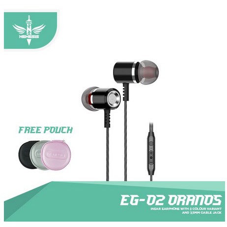 Earphone gaming NYK EG-02 ORANOS Stereo