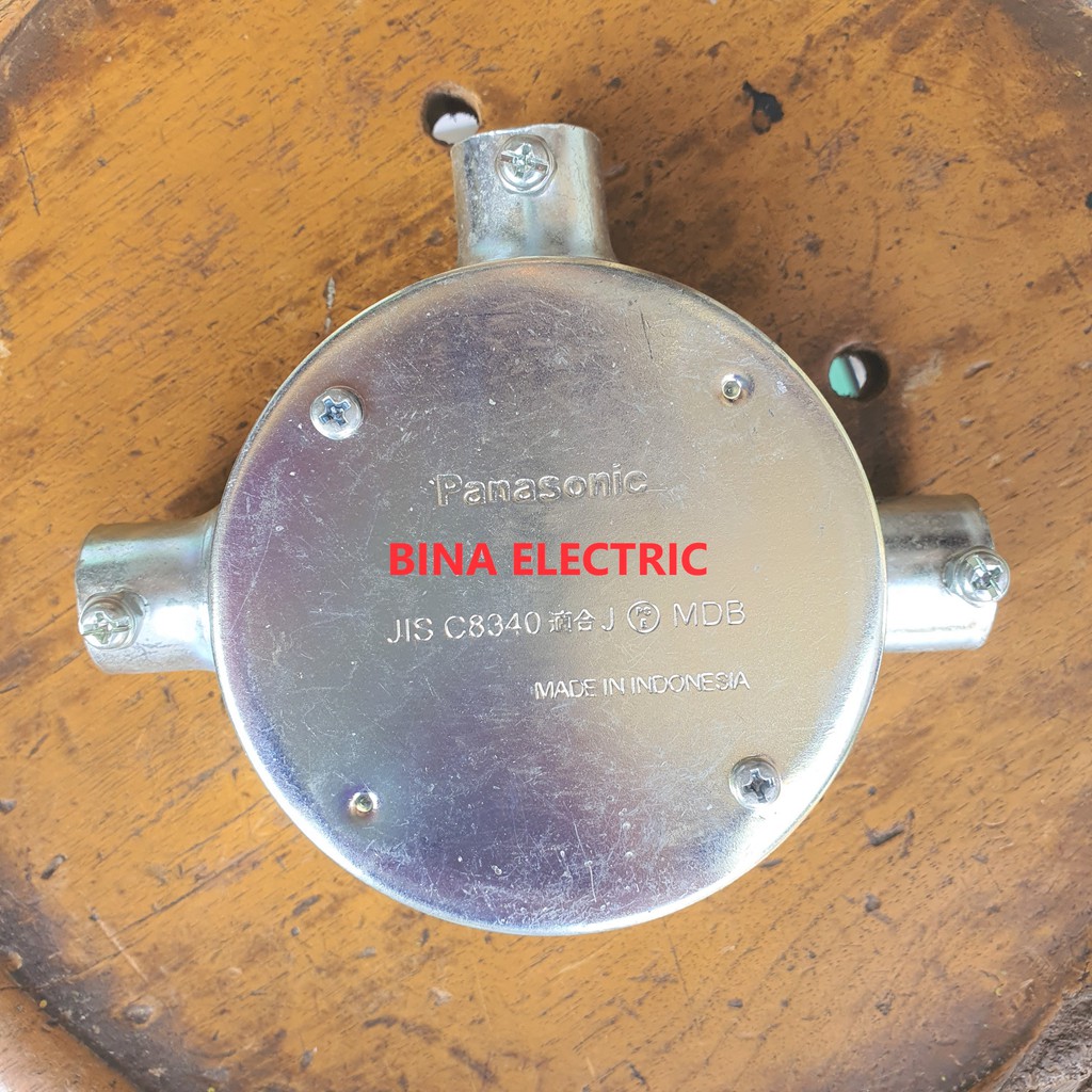 T dus Besi Panasonic Galvaniz E19 19mm 1/2" Cabang 3