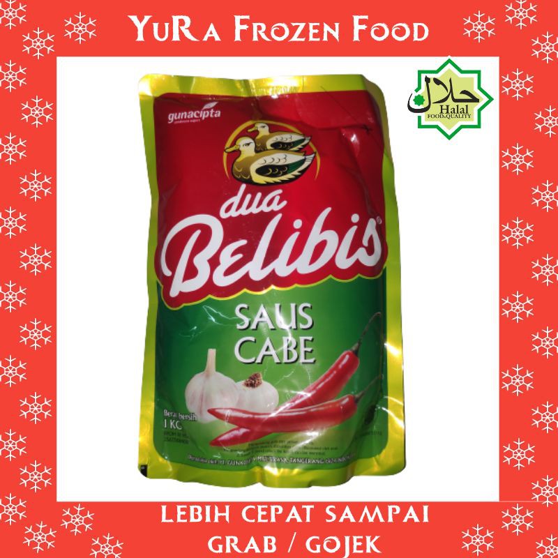 

Saus Sambal DUA BELIBIS Saos Pouch 1Kg