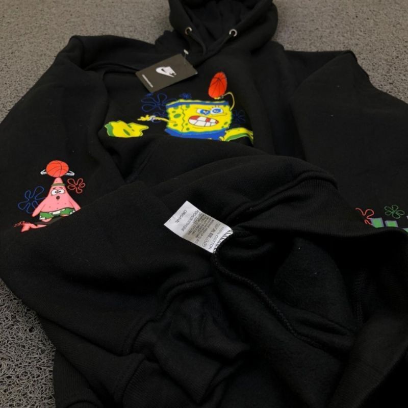 sweater hoodie nike x spongebob/hoodie a bathing ape