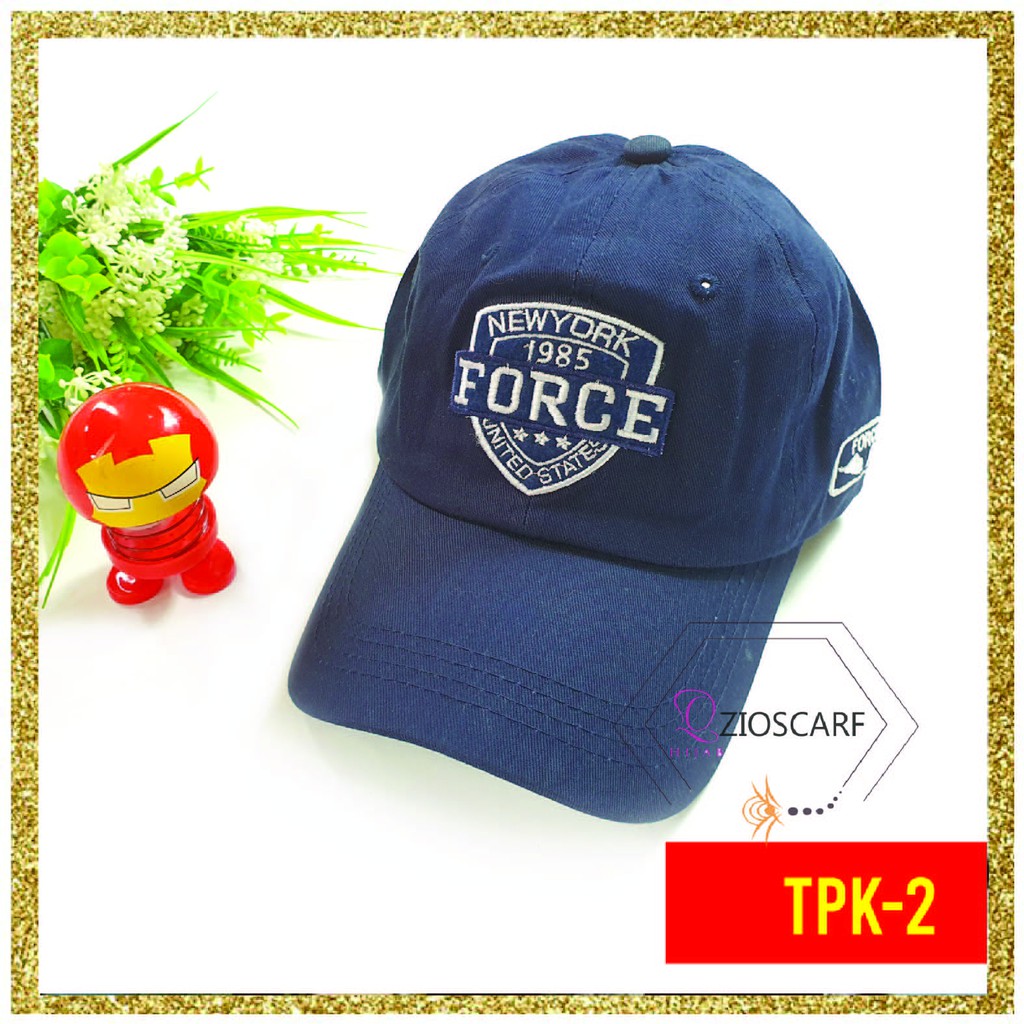 Topi Pria Baseball NY NewYork Force 1985 Fashion Outdoor Cap Topi Fashion Pria Sport TPK Import