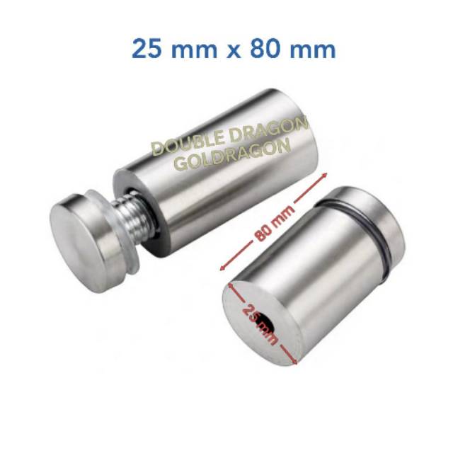 

Advertising Glass Holder 25 x 80 mm US32D (Pen Iklan 25 x 80 mm SSS)