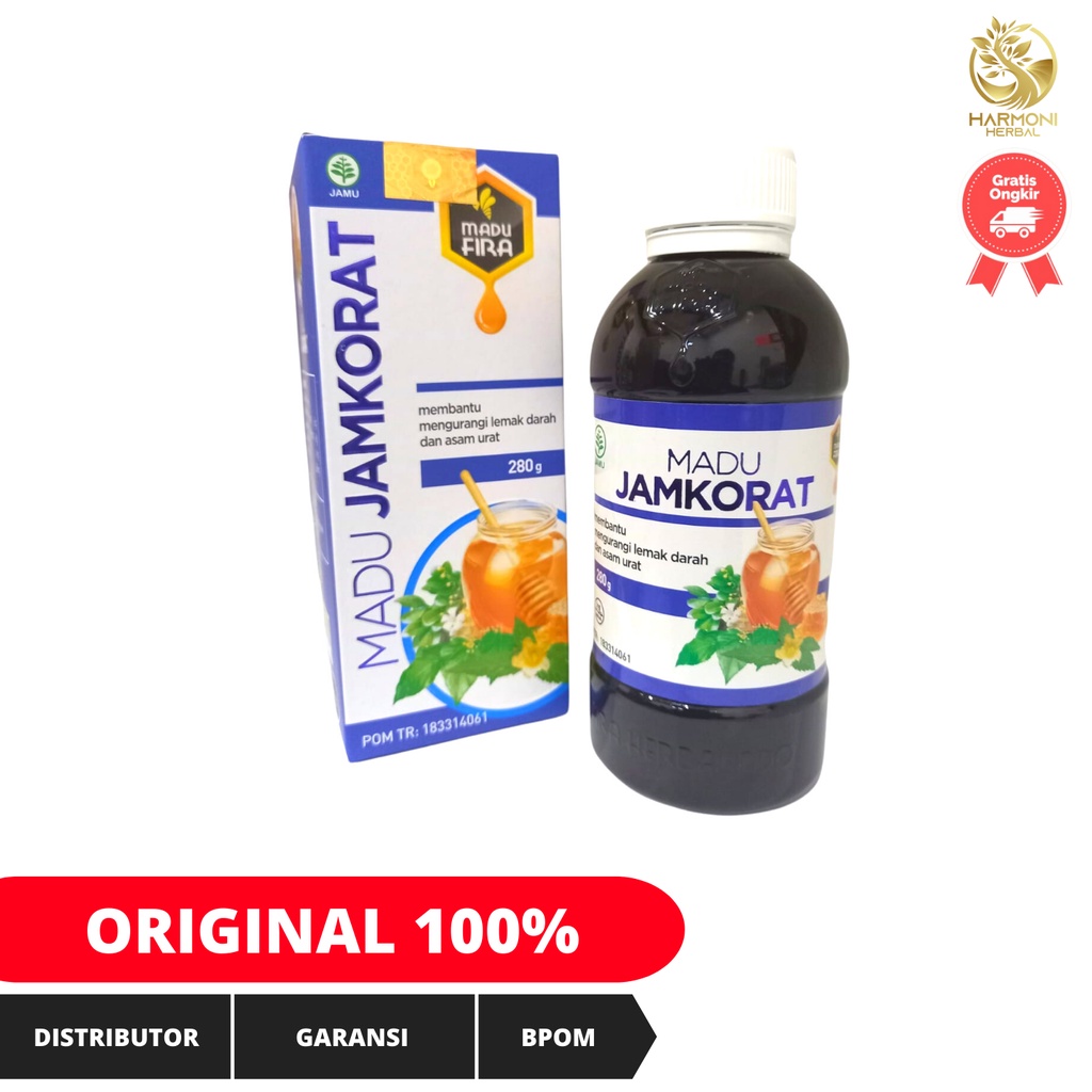 Jamkorat Obat Herbal Atasi Kolesterol Asam Urat Madu Jamkho-Rat