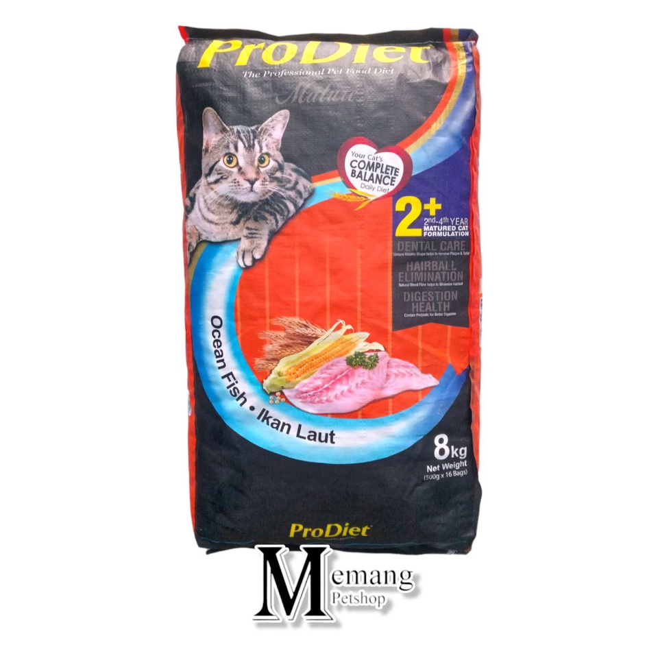 ProDiet 8Kg - Ocean Fish - Makanan Kucing - Cat Food - Pro Diet