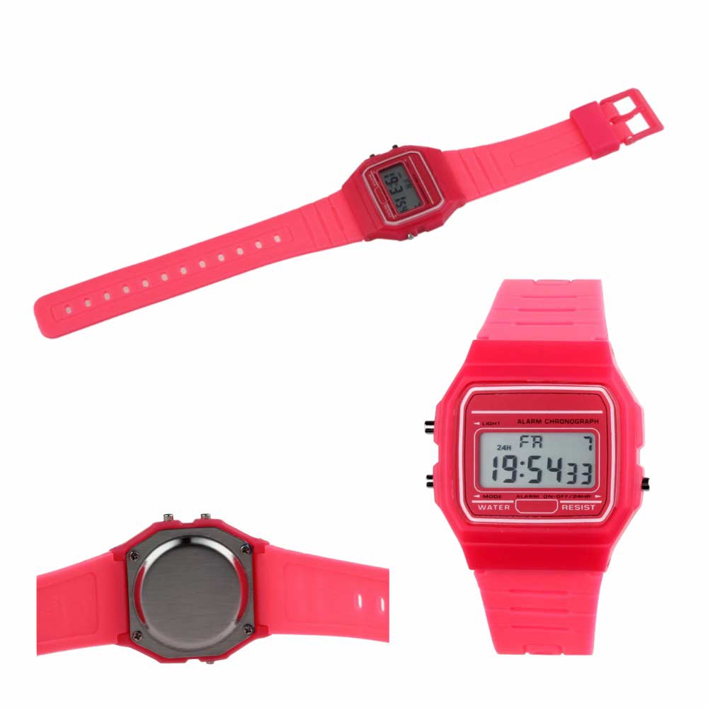 Honax F91W - Putih - Jam Tangan Digital Wanita - Strap Rubber