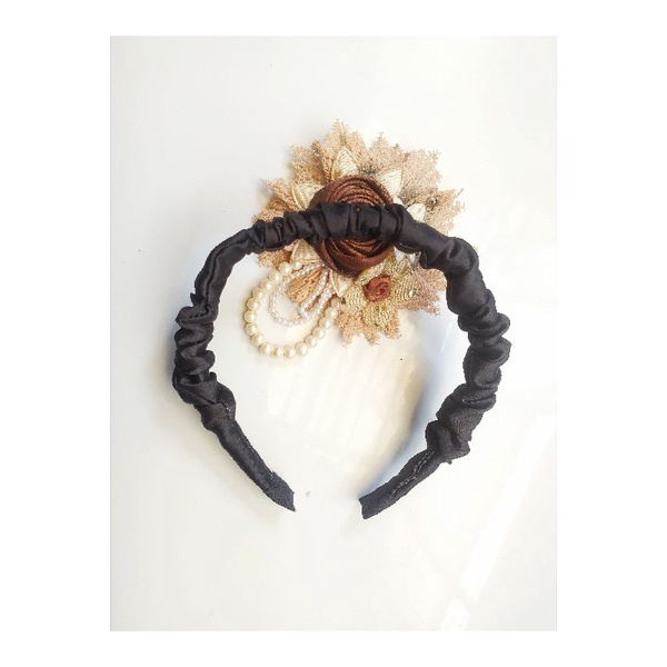 bando scrunchie satin ala Korea anti patah harga murah / bando Nagita